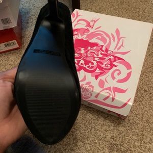 Black Velvet high heel shoes